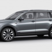 2018 Volkswagen Tiguan Allspace R-Line grey side 3/4